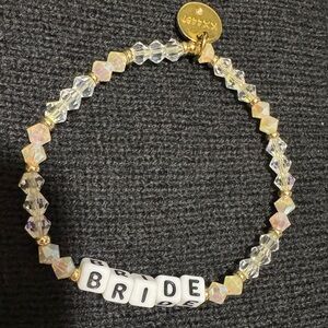Little words project Beaded 'Bride' Bracelet XS